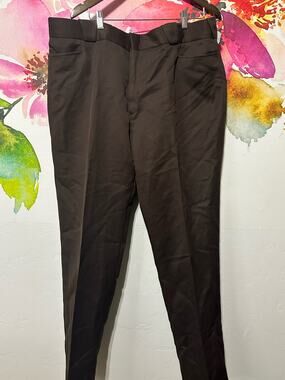 Flying Cross Uniform Pants Women Size 20 Unhemmed Leg - Brown